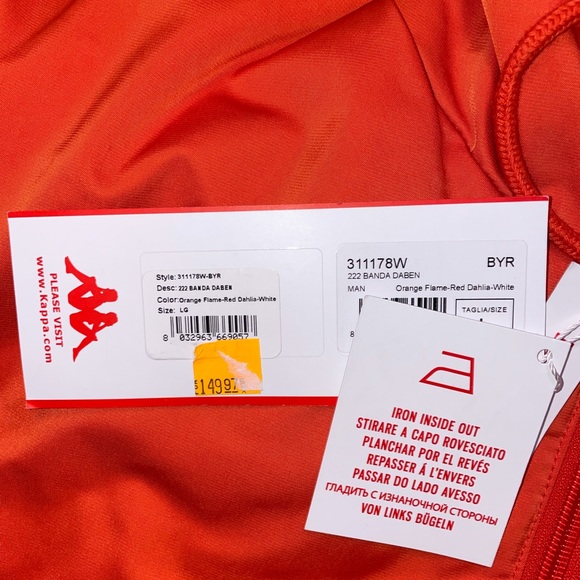 Men’s Designer Kappa 222 Banda Daben Padded Jacket - Picture 6 of 6